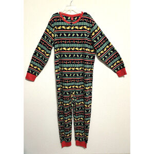 Pajamas Fleece One Piece Taco Avacado Pepper‎ Mexican Food Lover Costume XL